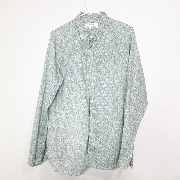 Birds of Paradis by Trovata button down shirt - size L - Picture 2 of 7